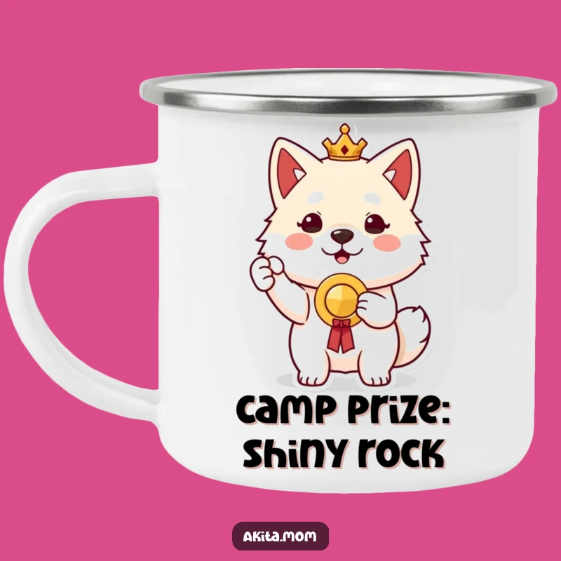 Proud Akita Prize Camping Mug: Celebratory Outdoor Gift