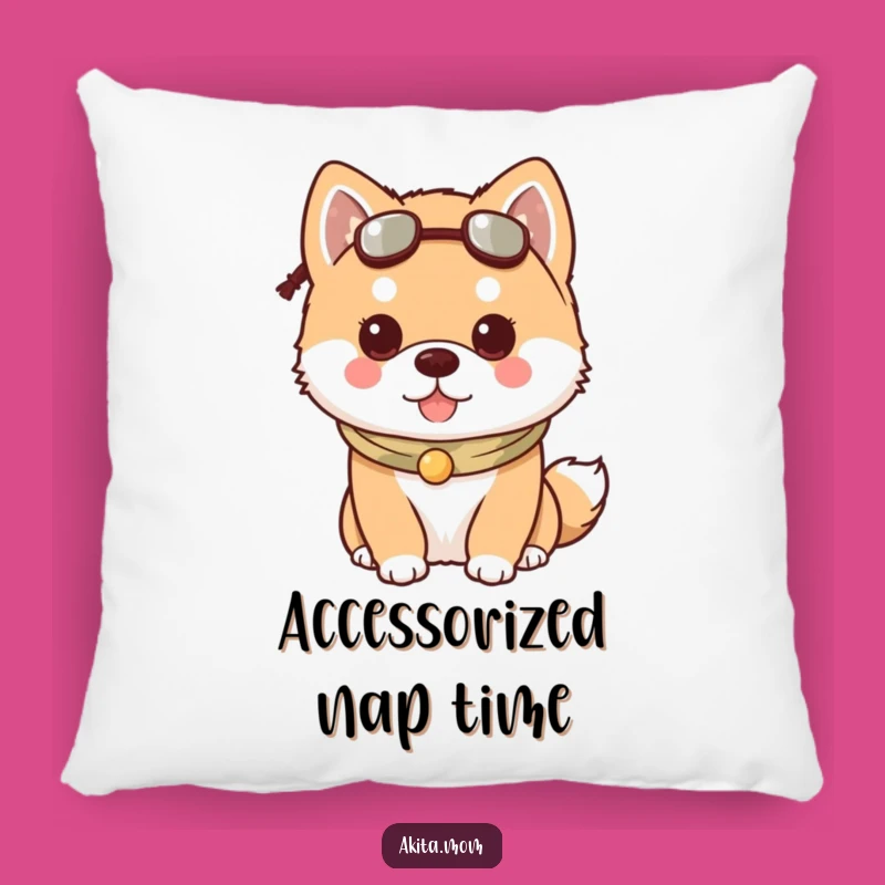 Cozy Funny Kawaii Akita Accessory Pillow: Style and Comfort