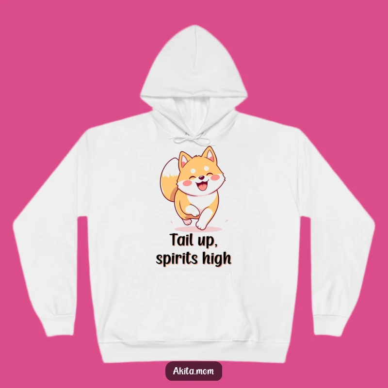 Cozy Funny Kawaii Akita Hoodie: Warm & Joyful Dog Apparel