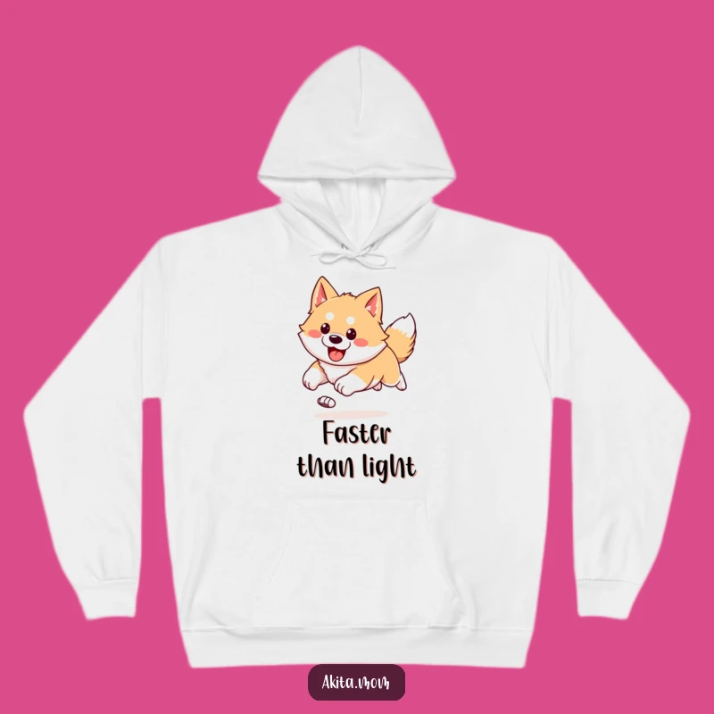 Cozy Funny Kawaii Akita Hoodie: Warmth in Motion, Perfect Funny Gift!