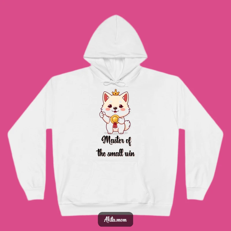 Cozy Proud Akita Prize Hoodie: Warm & Victorious Dog Gift