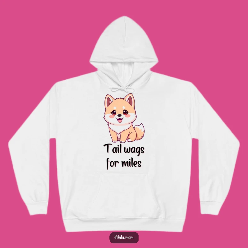 Funny Akita Hoodie: Cozy Eager Dog Wear, Warm and Humorous Gift