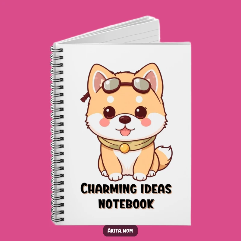 Funny Kawaii Akita Accessory Notebook: Jot Down Stylish Ideas
