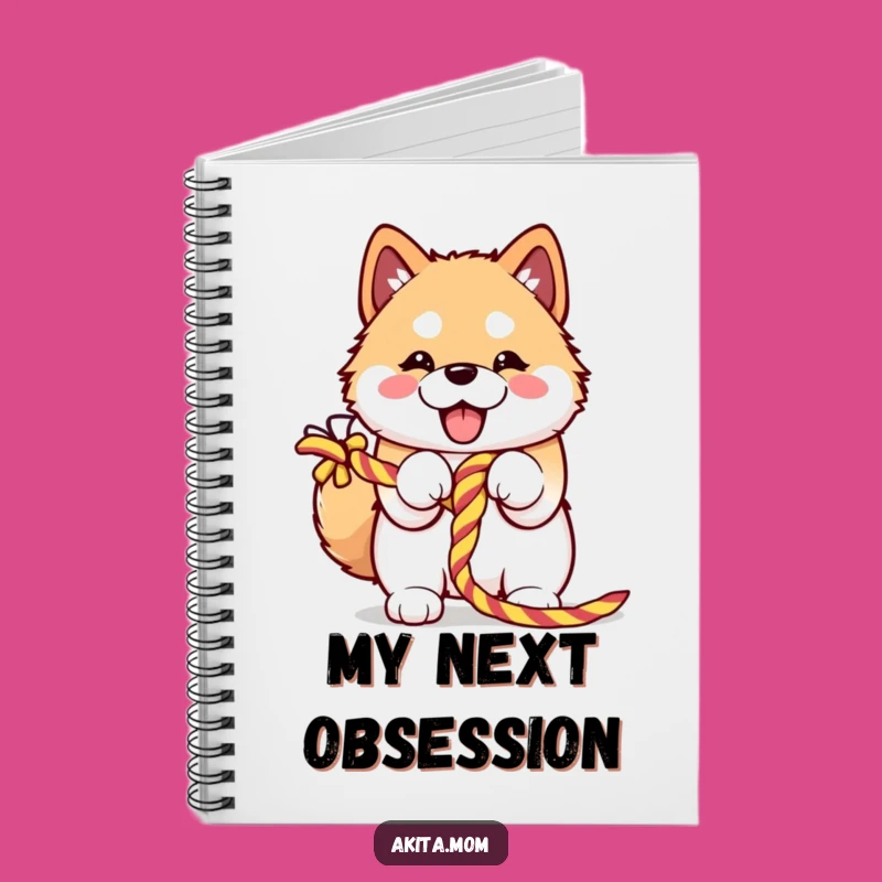 Funny Kawaii Akita Notebook: Jot Down Fun Ideas, Perfect Funny Gift!