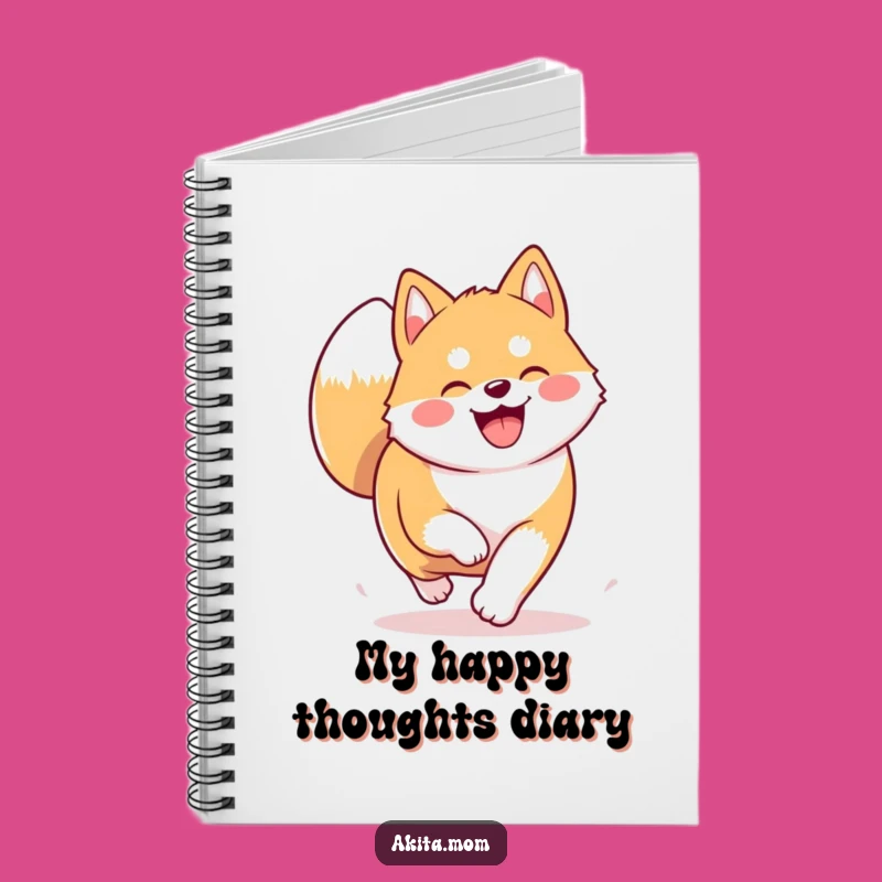 Funny Kawaii Akita Notebook: Joyful Dog Journal for Ideas