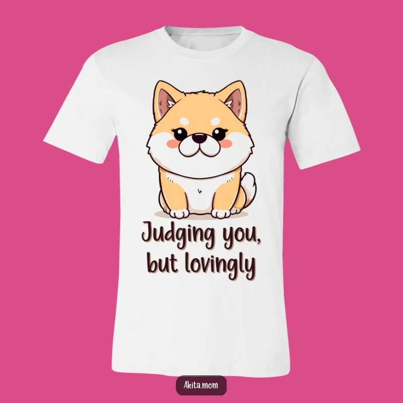 Funny Kawaii Akita T-Shirt: Dignified Dog Design, Comfy & Hilarious Akita Apparel