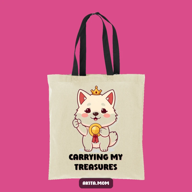 Proud Akita Prize Tote Bag: Carry Your Accomplishments